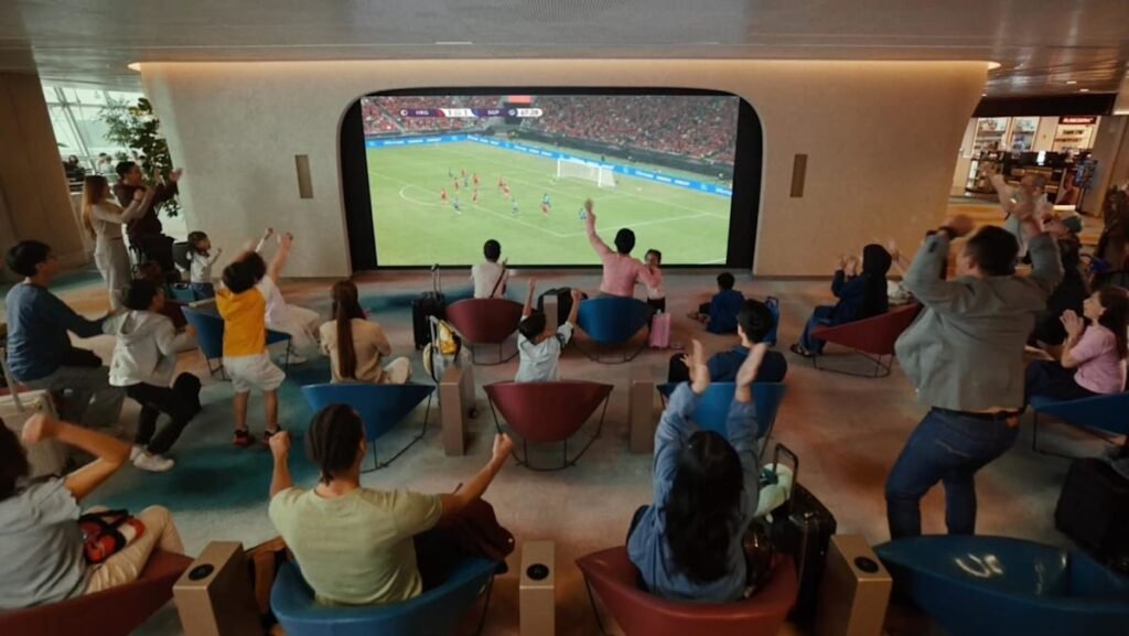 Football fever lands at Changi Airport with new film, free match screenings and fan activities