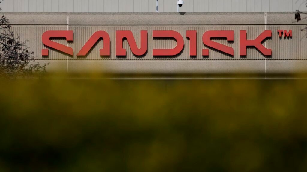 Stocks making the biggest moves midday: Sandisk, Intel, Enphase Energy, Accenture, Exxon Mobil & more