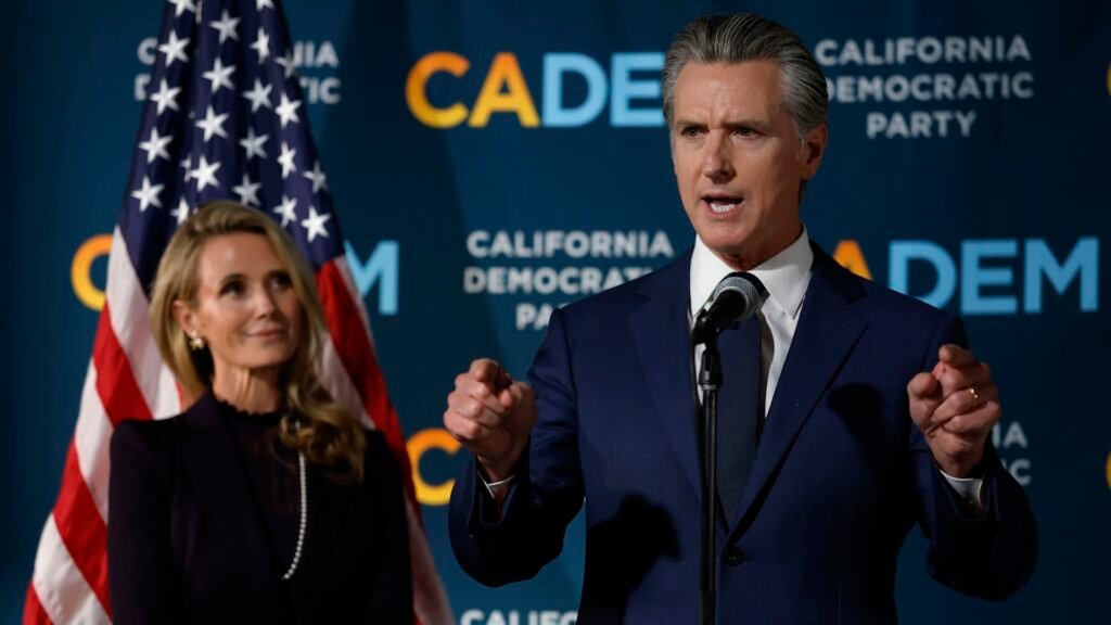 Gavin Newsom says Trump ordered DOJ to investigate him and his wife