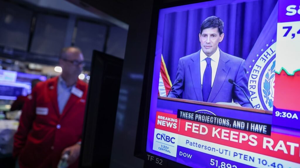 The market didn’t like what it heard from the Fed and its new leader Kevin Warsh