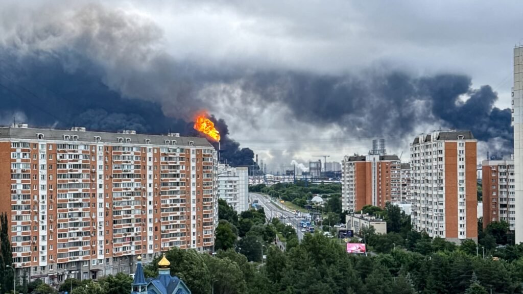Russia threatens escalation after Ukraine hits Moscow with largest-ever drone attack