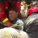 Video. Joy as man pulled from rubble three days after Venezuela quake