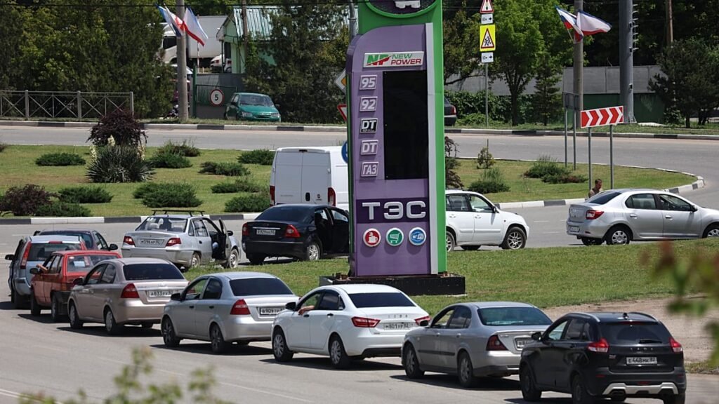 Russian-occupied Crimea suspends petrol sales amid fuel crisis