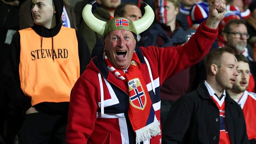 Norwegian parliament performs viral Viking row to back World Cup team