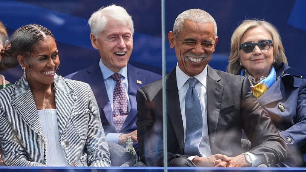 Obama Presidential Centre opens with star power and Trump jabs
