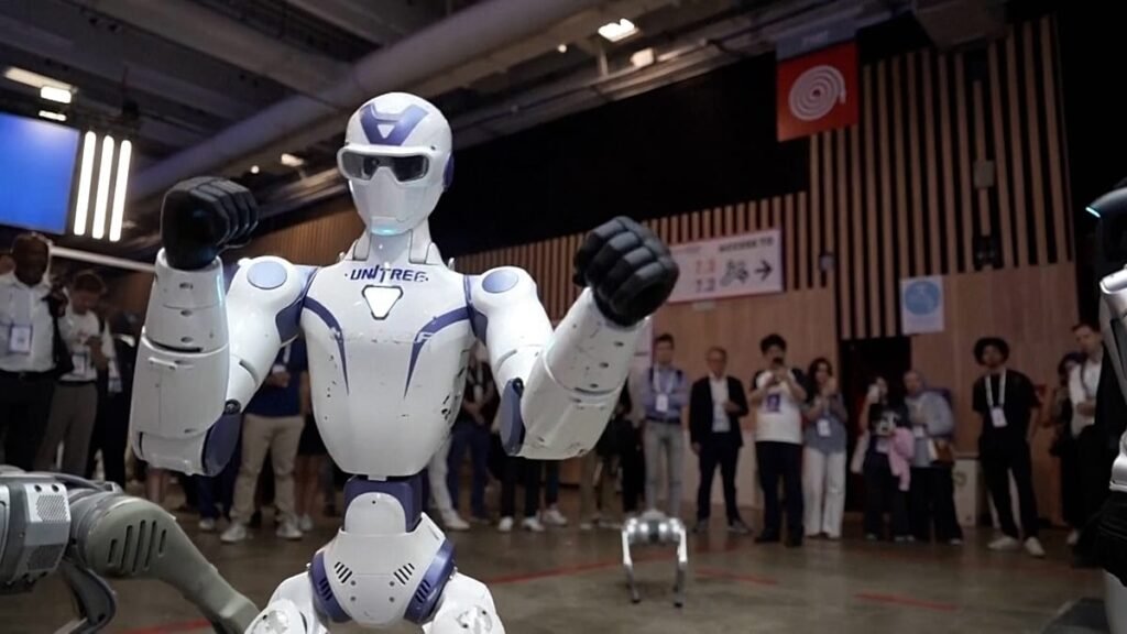 Video. Humanoid robots and smart homes put AI centre stage at VivaTech 2026 in Paris