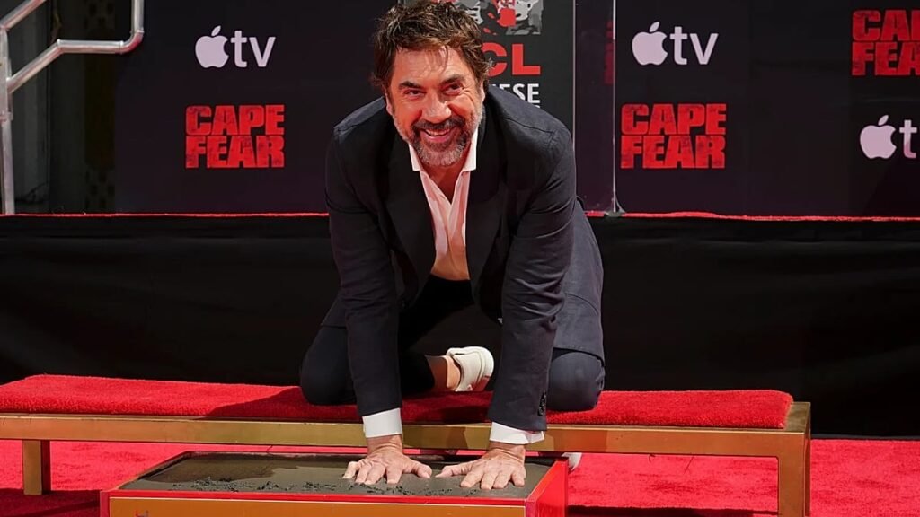 Actor Javier Bardem immortalised at Hollywood’s Chinese Theatre