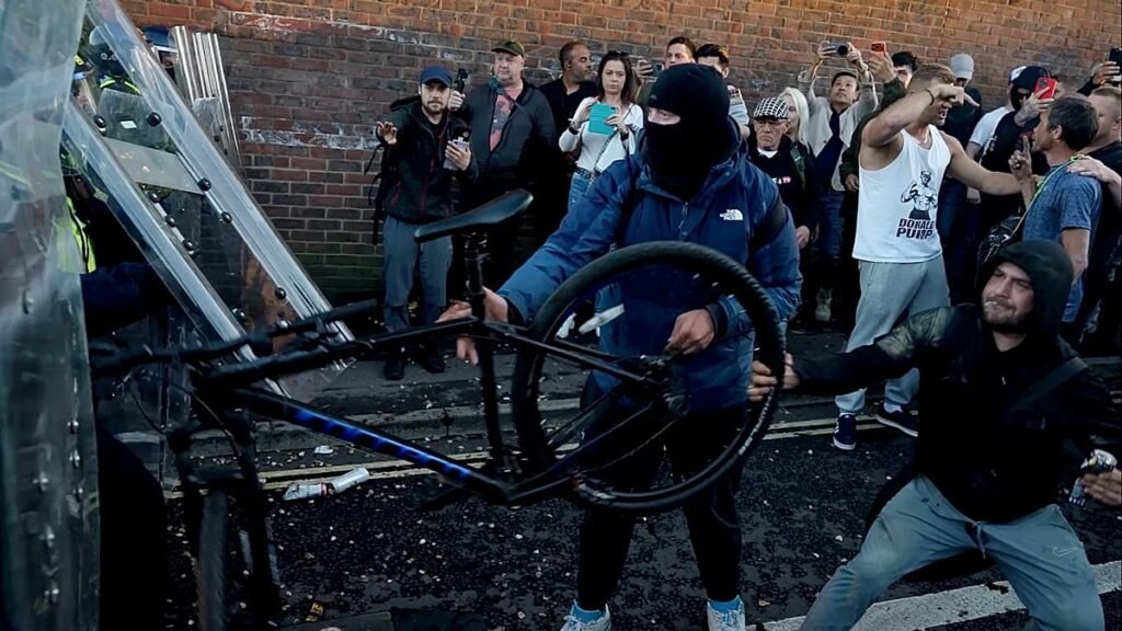 Two men charged following Henry Nowak murder protests in UK