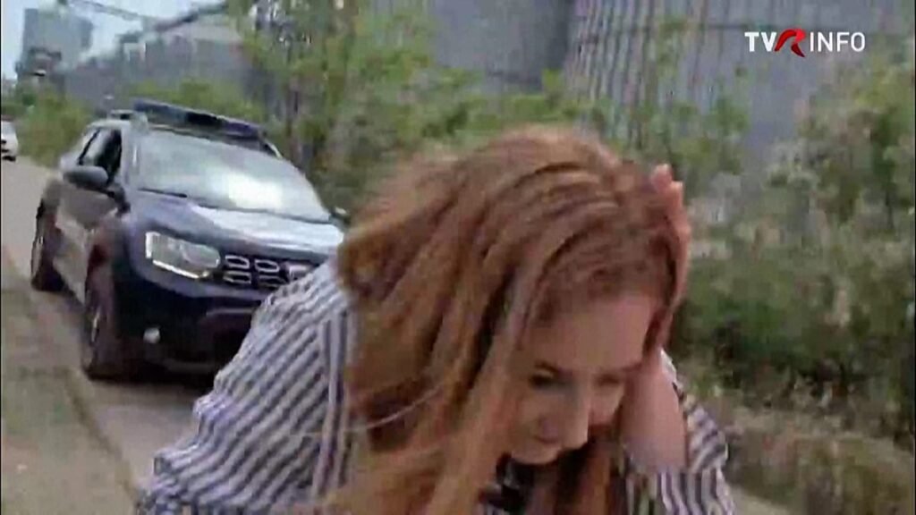 Video. Romania: TV reporter flees live on air after drone explosion in Constanța