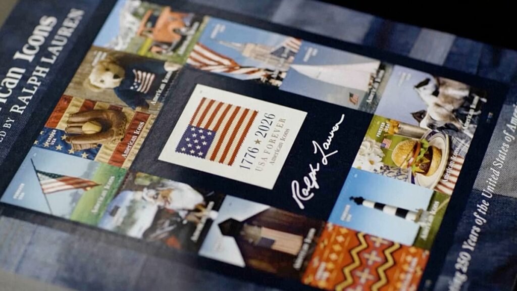 Red, white and blue: New Ralph Lauren stamps honour United States
