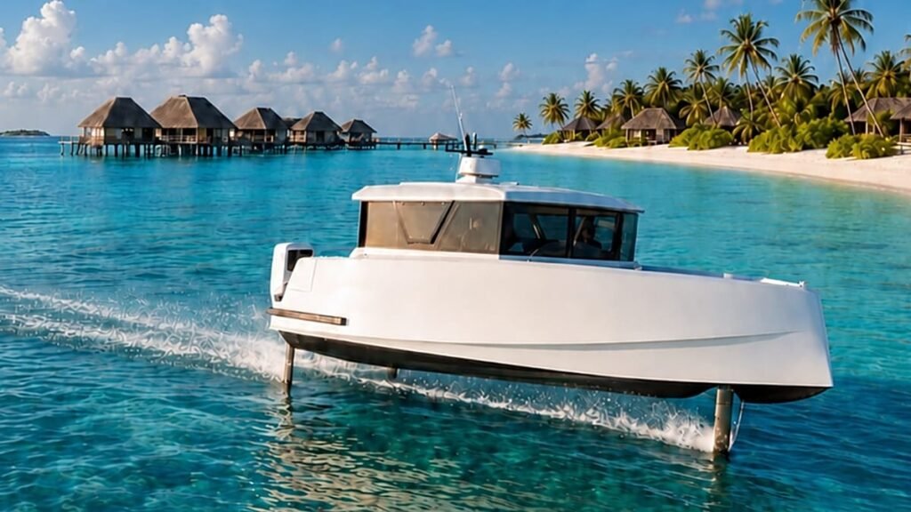 New fleet of electric hydrofoil boats to be deployed in the Maldives