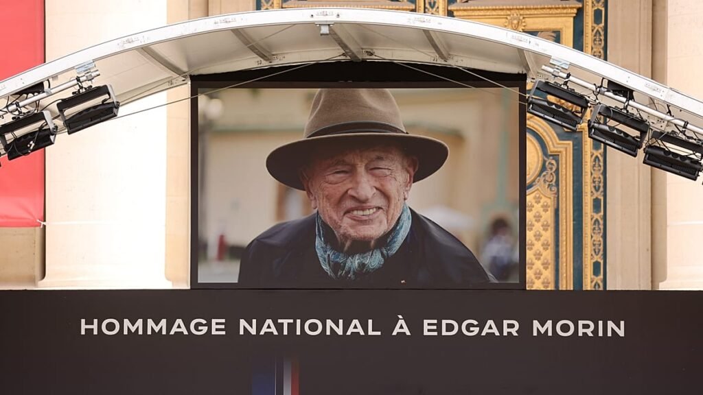 Macron hails Edgar Morin as a ‘global humanist’