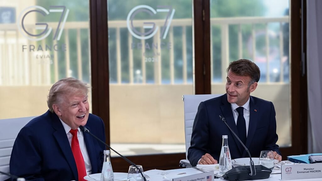 Europeans leave G7 relieved, balancing self-interest and flattery