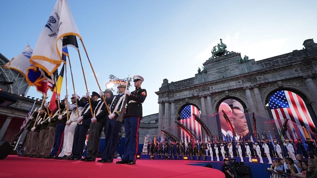 Stars, Stripes, VIPs and Protests: Brussels hosts US Independence bash