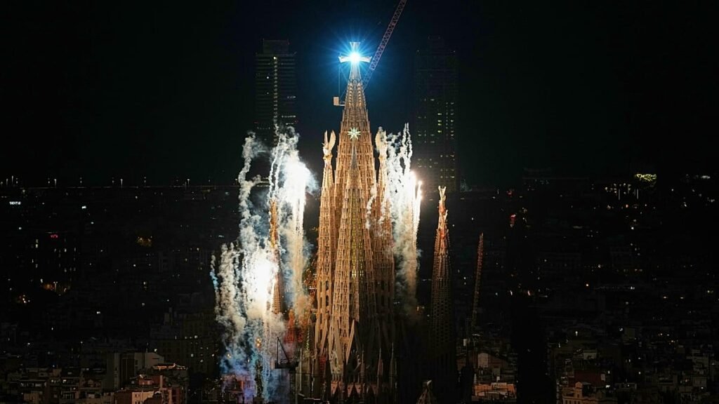 Video. Spain: Pope Leo XIV blesses new Sagrada Familia tower, now world’s tallest church