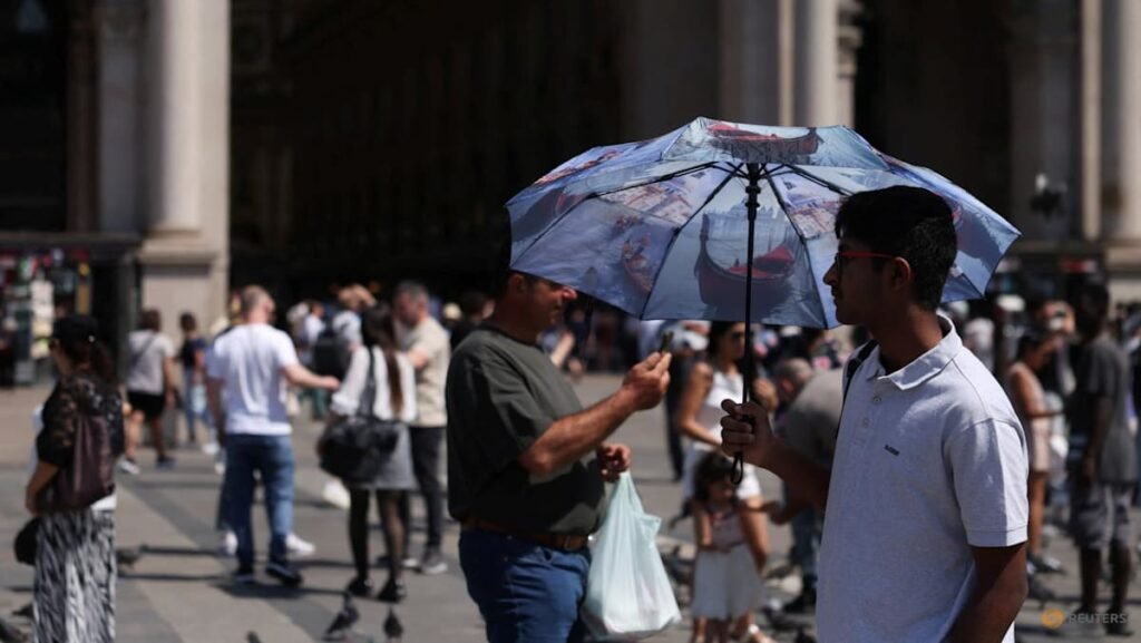 More climate records under threat as spring heatwave bakes western Europe