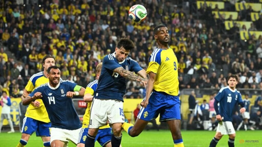Greece spoil Sweden’s pre-World Cup party with 2-2 friendly draw