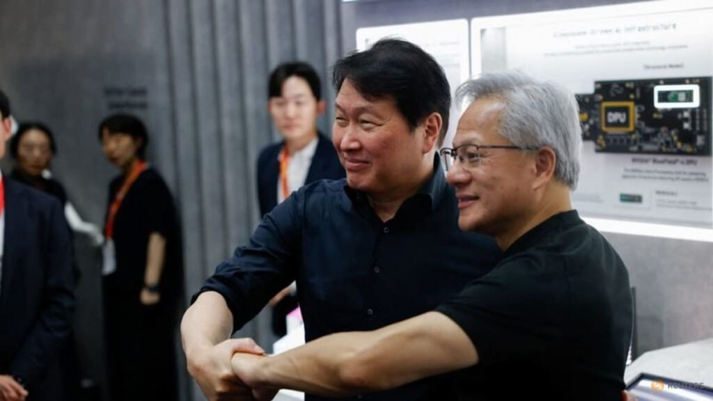 Nvidia, SK to detail cooperation plan as Huang flags prolonged chip shortage