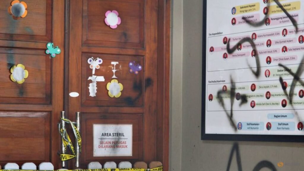 Outcry in Indonesia after police find toddlers tied up at daycare centre