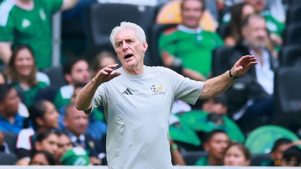 Coach Broos rues red cards but sees hope after South Africa loss to Mexico