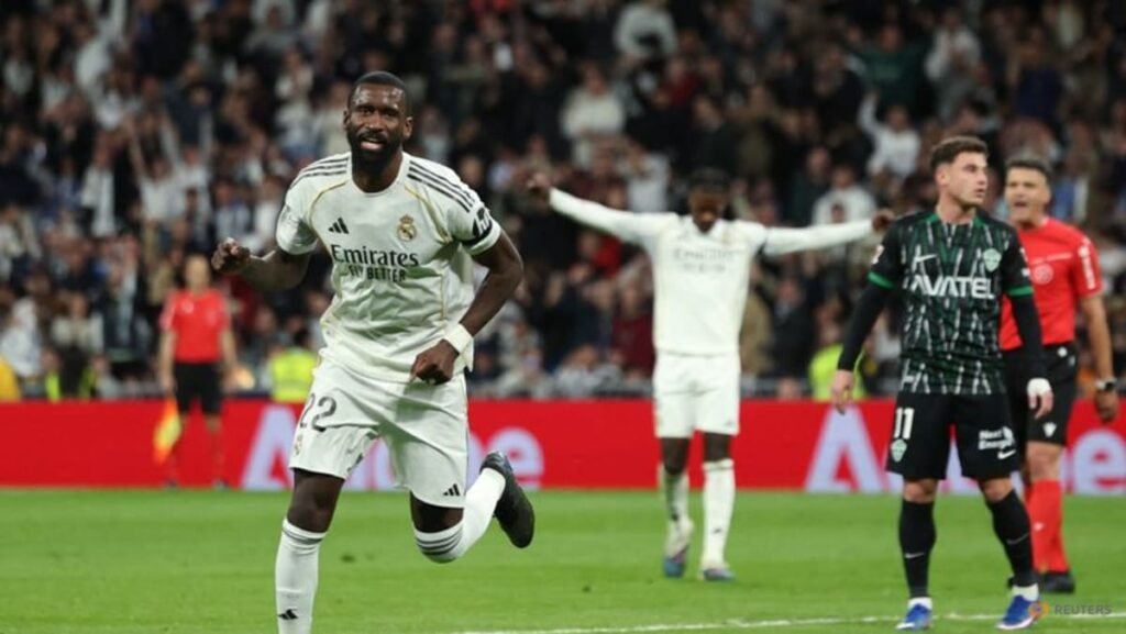 Real Madrid give Rudiger one-year extension to 2027