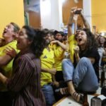 Mexico City turns yellow as Colombian fans make Azteca feel like home