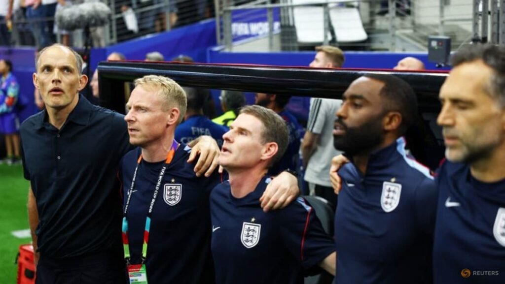 Tuchel rues photographers blocking his view during England national anthem