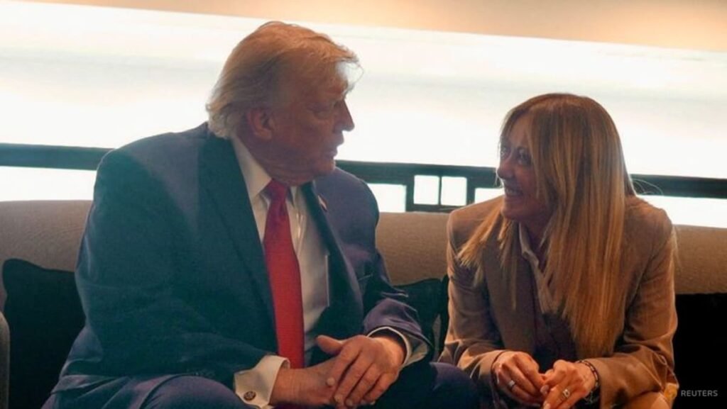 Outrage in Italy after Trump says Meloni ‘begged’ for photo op