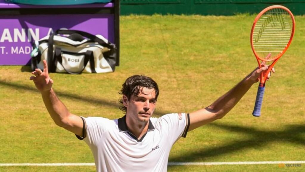 Fritz rallies past Zverev to set up all-American Halle final with Tiafoe