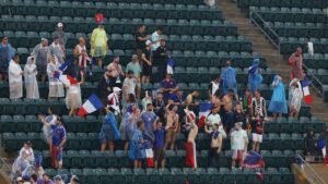 France v Iraq World Cup game second half in Philadelphia delayed due to thunderstorms, FIFA says