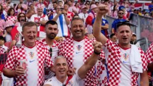 Croatian fans bring festive fervour to Toronto ahead of Panama game