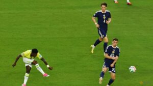 Vinicius double helps Brazil past Scotland into World Cup knockouts