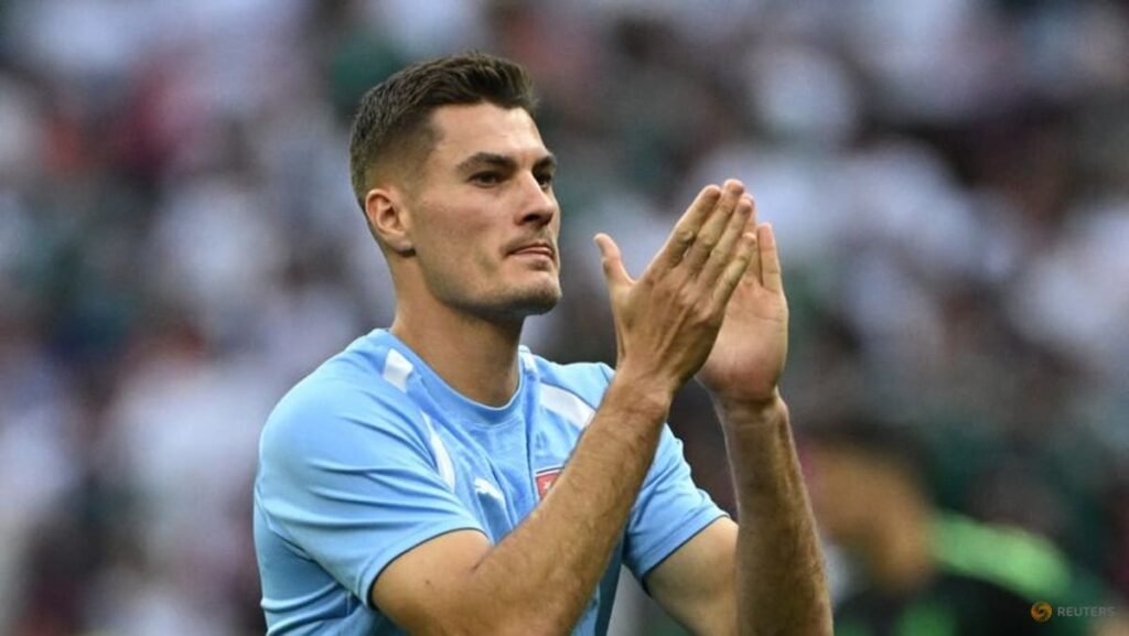 Czech striker Schick retires from internationals after World Cup exit
