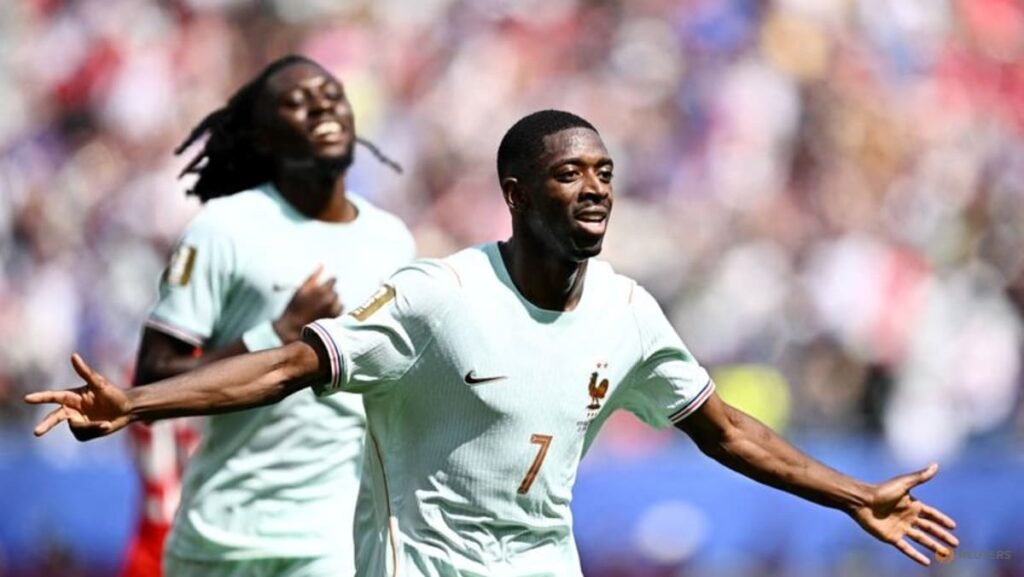 Dembele’s quick-fire treble powers France to 4-1 win over second-string Norway