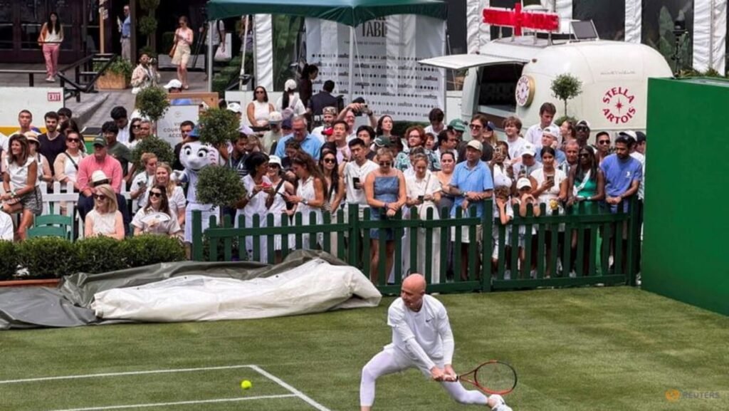 From Centre Court to Central Park, Agassi and Wozniacki serve up Wimbledon in NYC