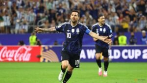 Messi becomes first player to score in seven consecutive World Cup matches