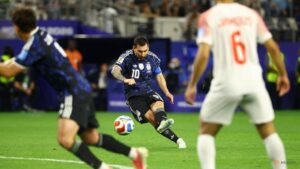 Seventh heaven for Messi as Argentina beat Jordan 3-1