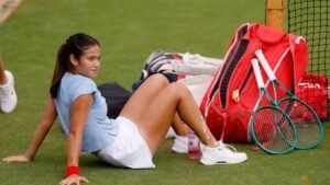 Raducanu withdraws with leg injury on eve of Wimbledon