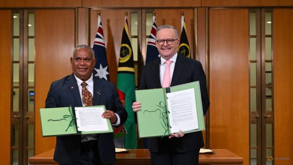 Australia, Vanuatu sign deal barring foreign military base on Pacific island