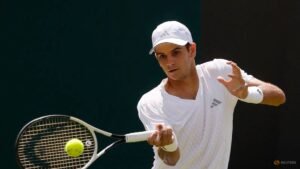With Alcaraz absent, Spanish teenager Jodar impresses on Wimbledon debut