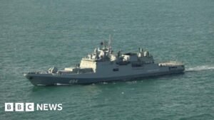 MoD investigating reports Russian warship fired warning shots near yacht in Channel