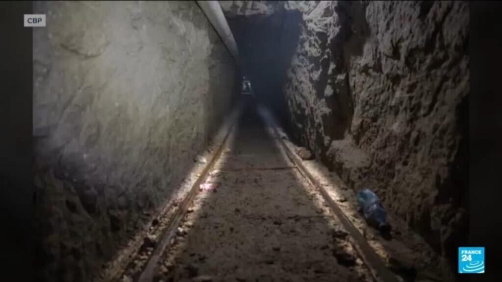 US finds huge tunnel on the Mexican border used to smuggle drugs