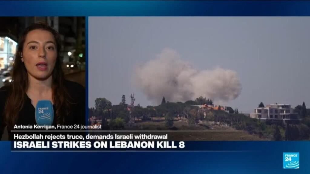 Lebanon health ministry says Israeli strikes in south and east kill eight