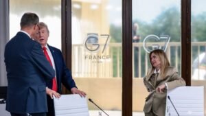 Meloni hits back as Trump escalates G7 photo spat