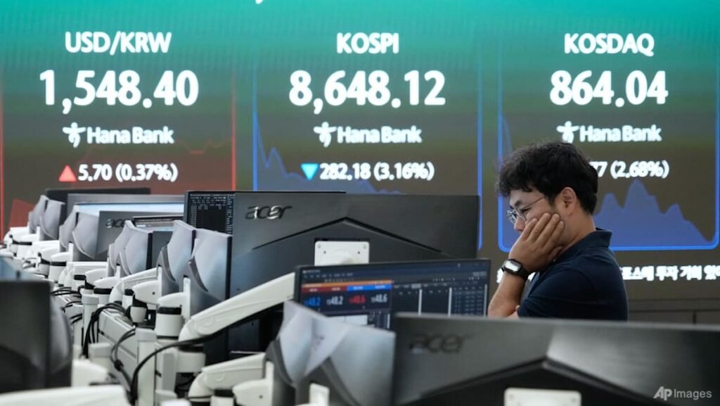 South Korea’s KOSPI plunges more than 8% in new tech rout