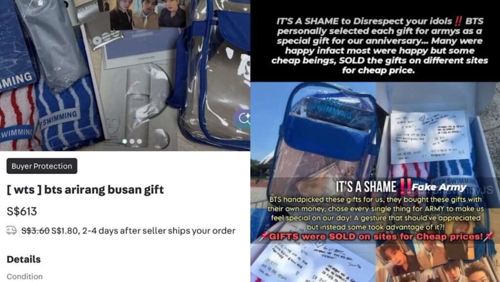 BTS fans upset after exclusive Busan concert gift bags appear on resale platforms