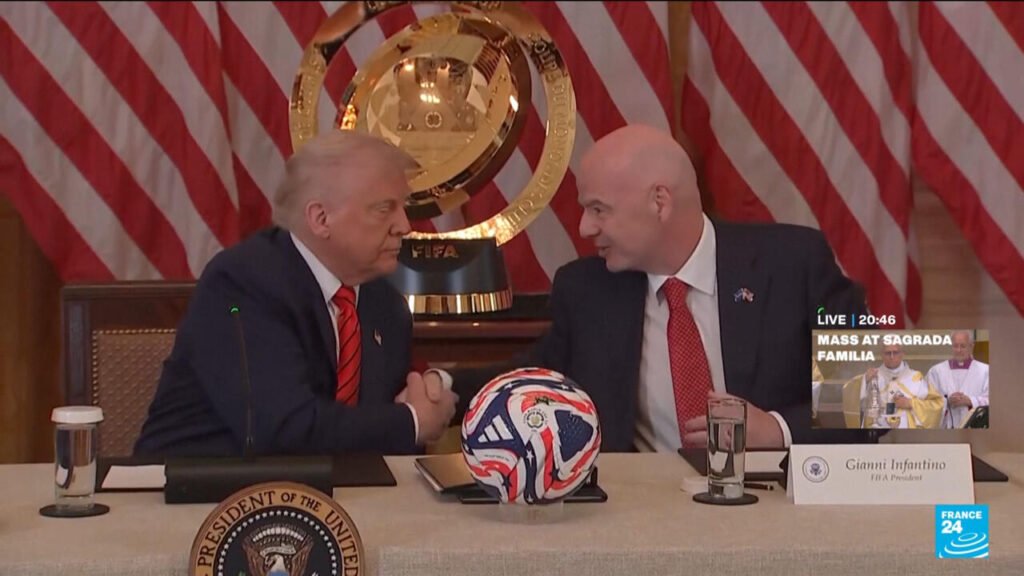FIFA’s neutrality in question as Infantino cozies up to Trump