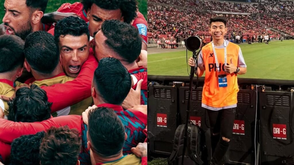 This Singaporean photographer had his World Cup photo of Cristiano Ronaldo reposted by the football star himself