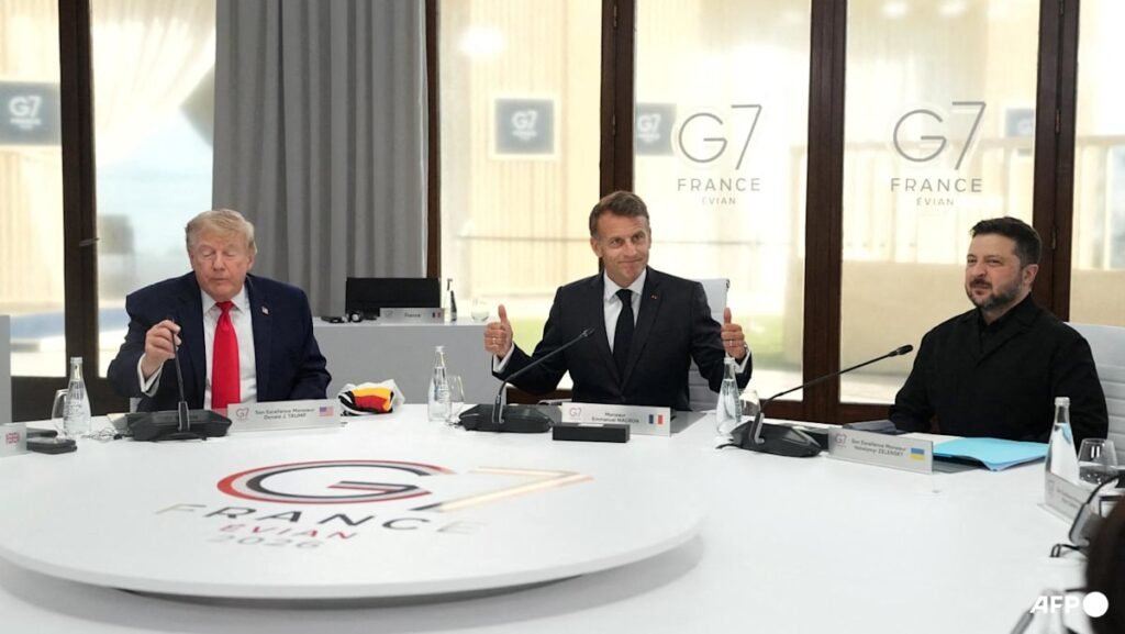Zelenskyy seeks to convince Trump at G7 that Russia now on the defensive