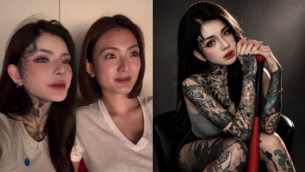 Turns out, actress Hong Ling’s sister is a prominent tattoo artist with over a million followers